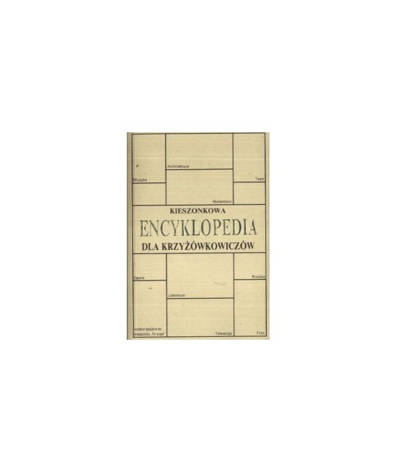 Kieszonkowa encyklopedia dla krzyżówkowiczów
