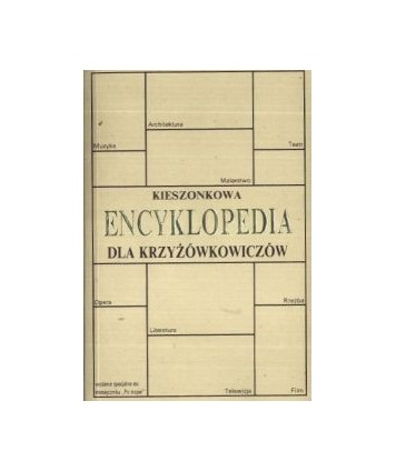 Kieszonkowa encyklopedia dla krzyżówkowiczów