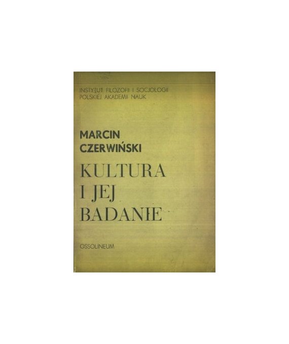 Kultura i jej badanie
