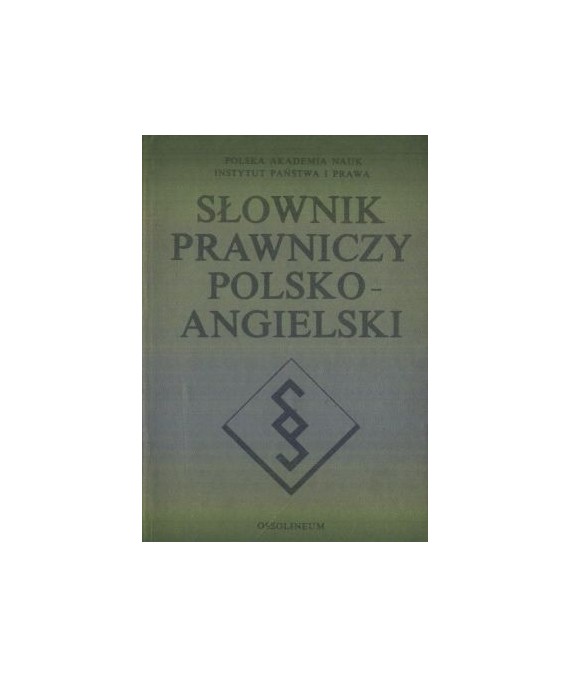 Słownik prawniczy polsko-angielski
