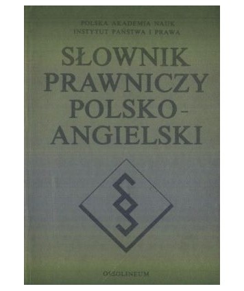 Słownik prawniczy polsko-angielski