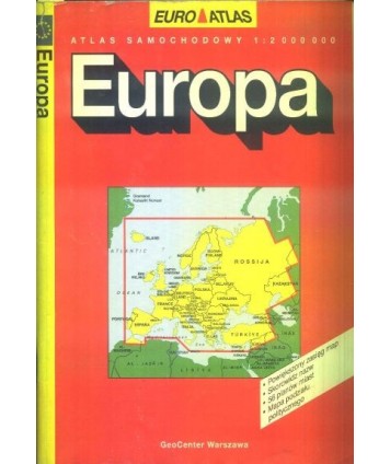 Europa. Atlas samochodowy 1:2 000 000