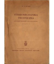 Stereometria techniczna cz.I Wytrzymałość materiałów