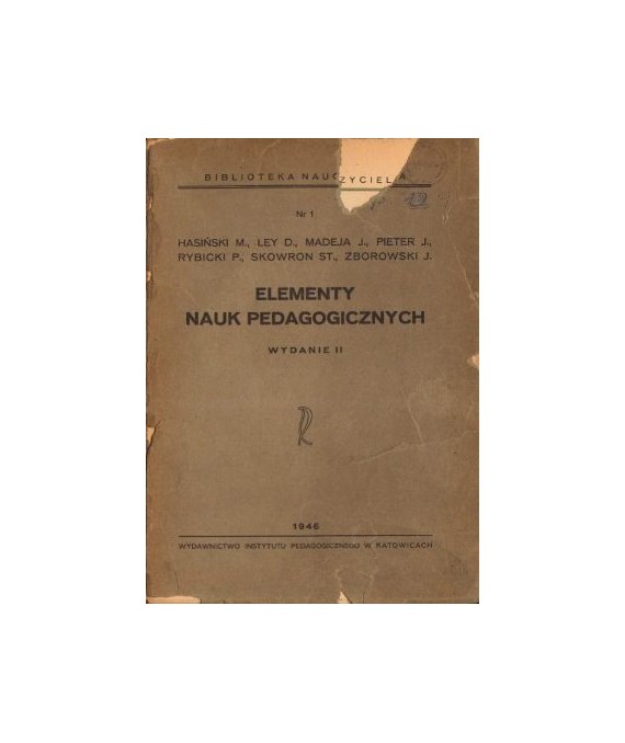Elementy nauk pedagogicznych