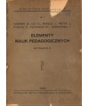 Elementy nauk pedagogicznych