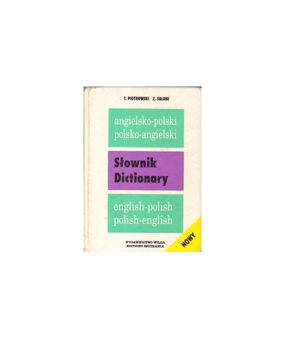 Nowy słownik angielsko-polski, polsko-angielski