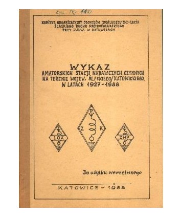 Wykaz amatorskich indywidualnych i klubowych stacji nadawczych okręg SP 9