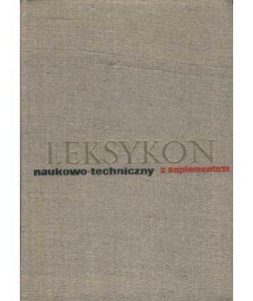 Leksykon naukowo-techniczny z suplementem