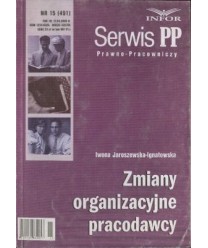 Zmiany organizacyjne pracodawcy