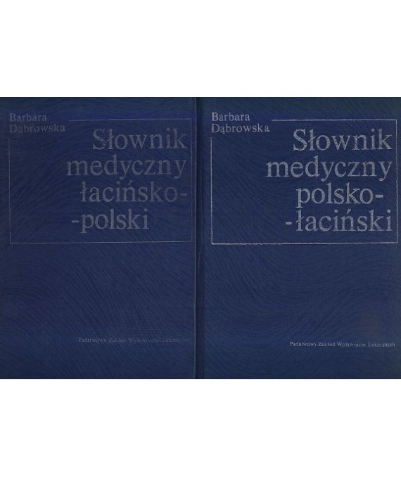 Słownik medyczny polsko-łaciński, łacińsko-polski t.1-2