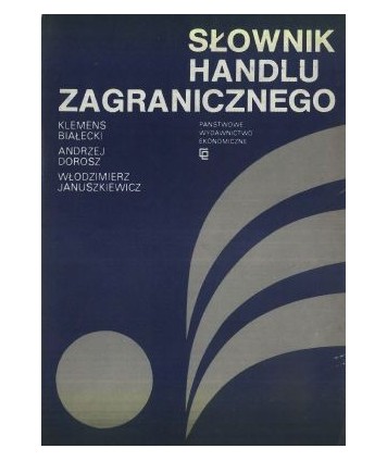 Słownik handlu zagranicznego