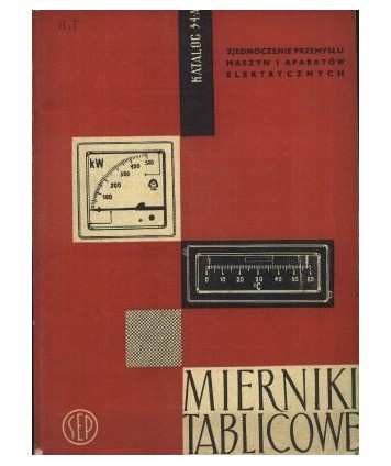Mierniki tablicowe Katalog 34-A