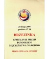 Brzezinka. Spotkanie przed Pomnikiem Męczeństwa Narodów