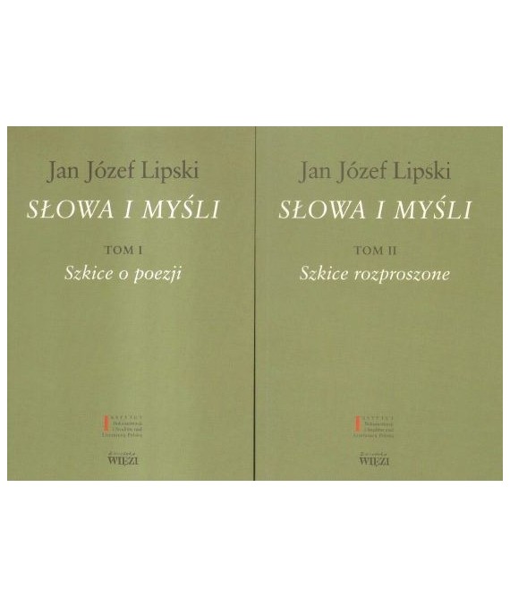 Słowa i myśli t.1-2. Szkice o poezji, Szkice rozproszone