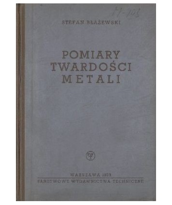Pomiary twardości metali