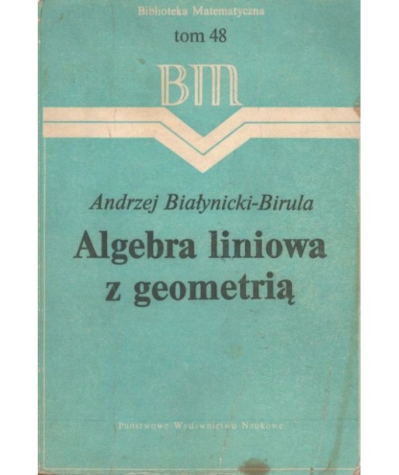 Algebra liniowa z geometrią