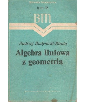 Algebra liniowa z geometrią