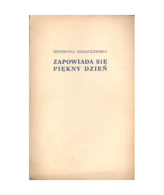 Zapowiada się piękny dzień