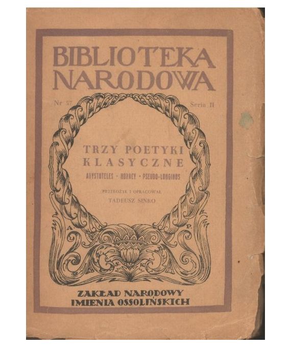 Trzy poetyki klasyczne
