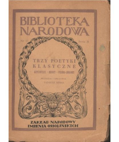 Trzy poetyki klasyczne