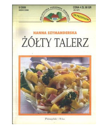 Żółty talerz