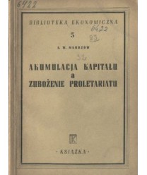 Akumulacja kapitału a zubożenie proletariatu