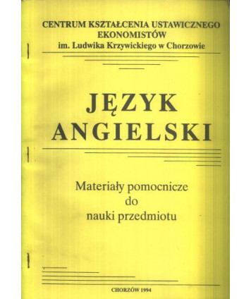 Język angielski. Materiały pomocnicze do nauki przedmiotu