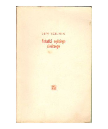 Notatki sędziego śledczego
