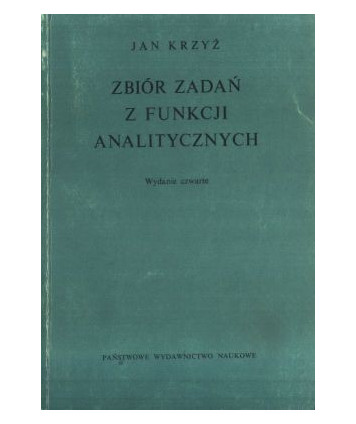 Zbiór zadań z funkcji analitycznych
