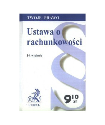 Ustawa o rachunkowości wraz z indeksem rzeczowym