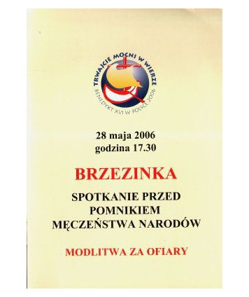 Brzezinka. Spotkanie przed Pomnikiem Męczeństwa Narodów