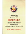 Brzezinka. Spotkanie przed Pomnikiem Męczeństwa Narodów