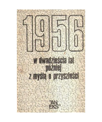 1956 w dwadzieścia lat później z myślą o przyszłości