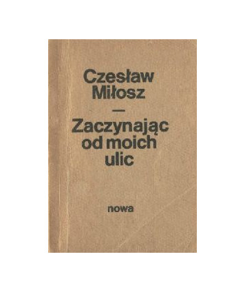 Zaczynając od moich ulic