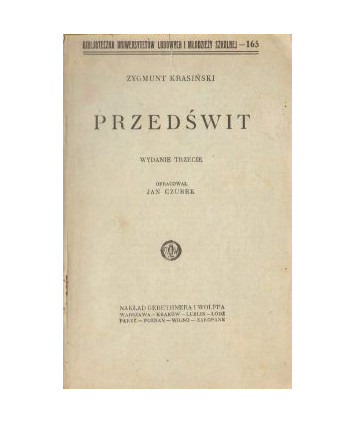 Przedświt Zygmunta Krasińskiego