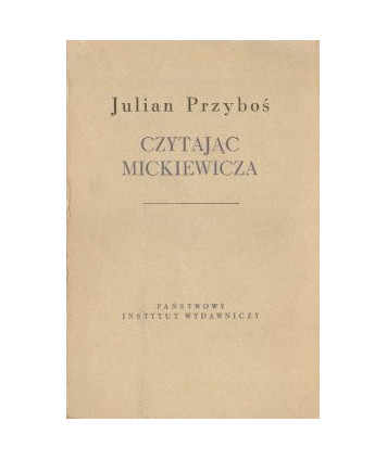 Czytając Mickiewicza