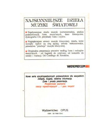 Najsłynniejsze dzieła muzyki światowej. Leksykon muzyki instrumentalnej