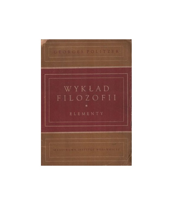Wykład filozofii. Elementy