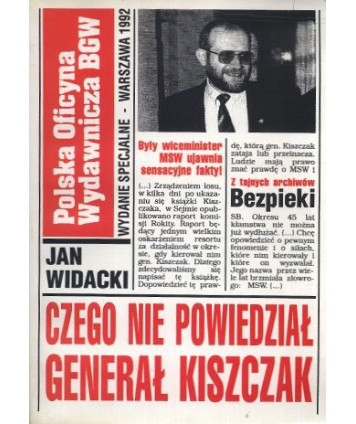 Czego nie powiedział generał Kiszczak