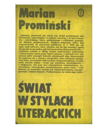 Świat w stylach literackich. Szkice i recenzje