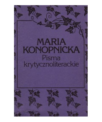 Pisma krytycznoliterackie. Pisma wybrane t. 4