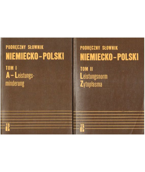 Podręczny słownik niemiecko-polski t. 1-2