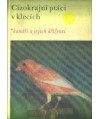 Cizokrajní ptáci v klecích. Kanáři a jajich kříženci