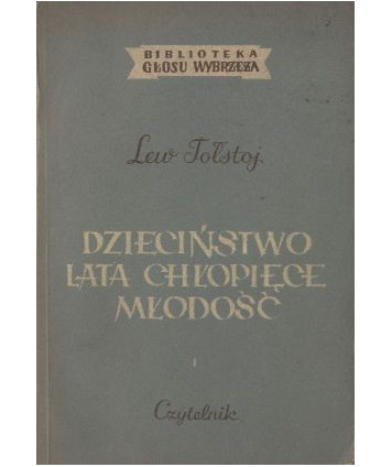 Dzieciństwo, lata chłopięce, młodość