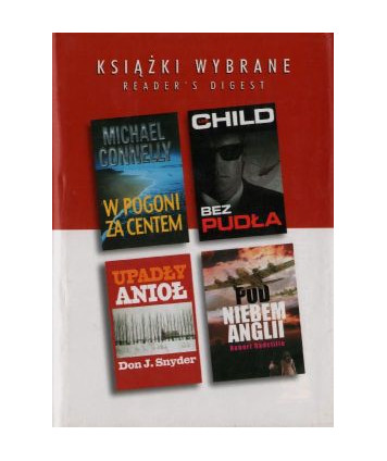 Książki wybrane: W pogoni za centem, Bez pudła, Upadły anioł, Pod niebem Anglii