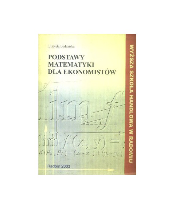 Podstawy matematyki dla ekonomistów