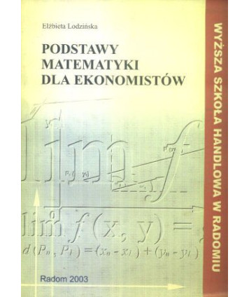 Podstawy matematyki dla ekonomistów