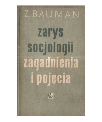 Zarys socjologii. Zagadnienia i pojęcia