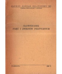 Słowniczek pojęć i zwrotów politycznych