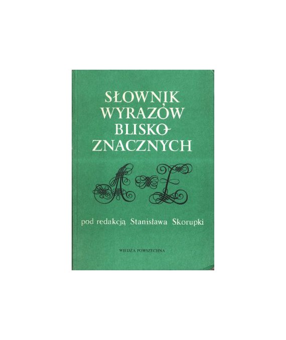 Słownik wyrazów bliskoznacznych